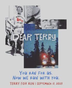 Dear Terry, you ran for us now we run for you.