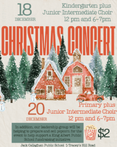 Christmas Concert Details